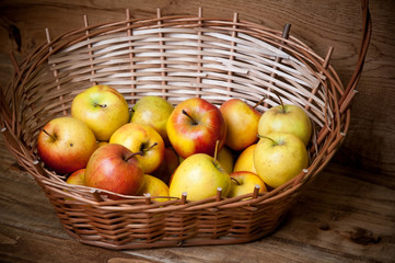 Delicious apple basket