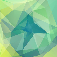 Fototapeta premium abstract background consisting of green triangles