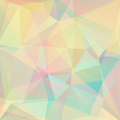 abstract background consisting of pastel colorful triangles