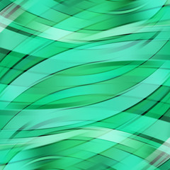 Smooth light green lines background