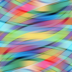 Colorful smooth light lines background