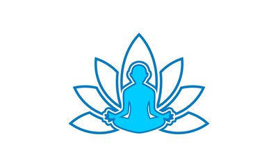 Lotus yoga logo