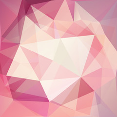 abstract background consisting of pastel pink triangles