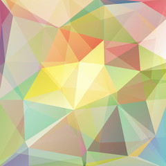 abstract background consisting of colorful triangles