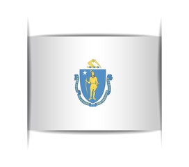 Flag of the state of Massachusetts.