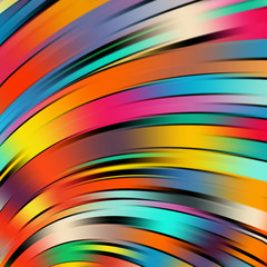 Colorful smooth light lines background