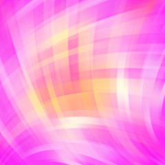 Colorful smooth light pink, yellow lines background. 