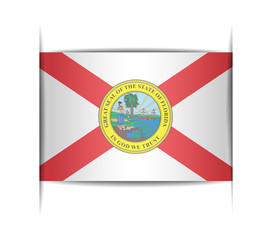 Obraz premium Flag of the state of Florida.