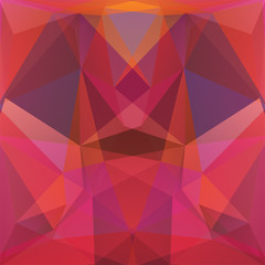 abstract background consisting of red, purple, orange triangles