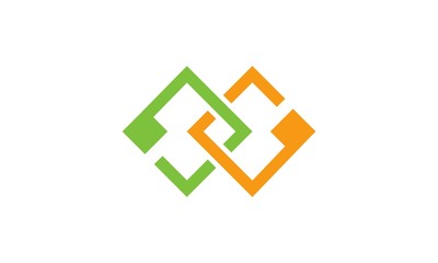 Obraz premium Infinite Geometric Square