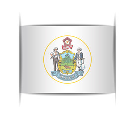 Seal of the state of Maine.