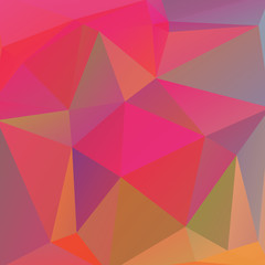 abstract background consisting of red, purple, green triangles