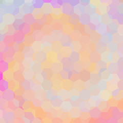 Fototapeta na wymiar abstract background consisting of pastel hexagons, vector