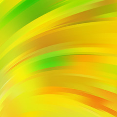 Smooth light lines background. Yellow, green colors. 