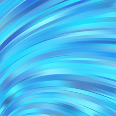 Colorful smooth light lines background. Blue colors. 
