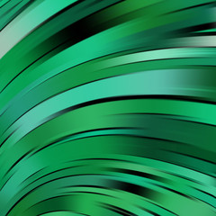 Smooth green lines background. Vector illustration