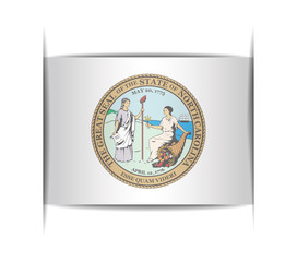 Seal of the state of North Carolina.