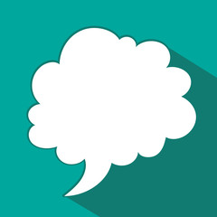 Hand drawn bubbles speech Illustration design