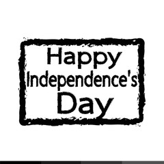 Happy independence day Illustration design