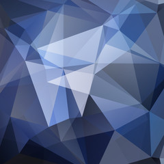abstract background consisting of blue, black triangles, vector