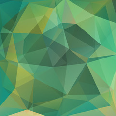 Fototapeta na wymiar abstract background consisting of green triangles, vector 