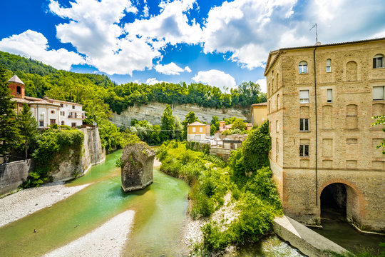 quiet village in the hills of Romagna