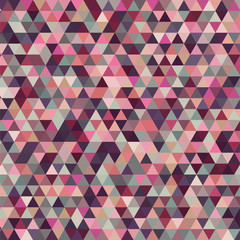 abstract background consisting of small pink, purple triangles