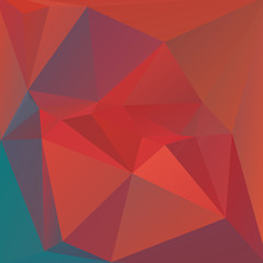 abstract background consisting of red, orange, blue triangles