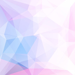 Obraz premium abstract background consisting of white, blue, pink triangles
