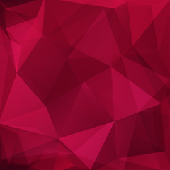 Obraz premium abstract background consisting of dark red triangles, vector illustration