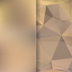 abstract background consisting of beige, brown triangles 