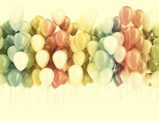 Party balloons background