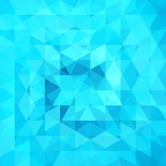 abstract background consisting of neon blue  triangles