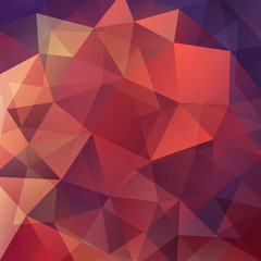 abstract background consisting of orange, purple triangles