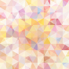 abstract background consisting of pastel pink, yellow, white triangles