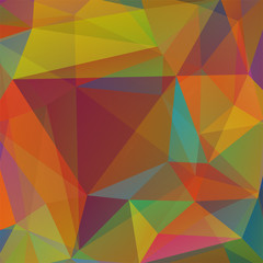 Obraz premium abstract background consisting of autumn-colored triangles