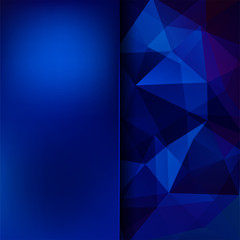 abstract background consisting of dark blue triangles