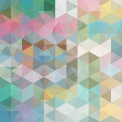 abstract background consisting of pastel colorful triangles