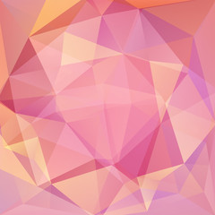 abstract background consisting of pink, yellow triangles
