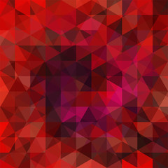 abstract background consisting of dark red triangles