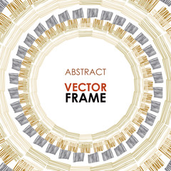 Obraz premium Ethnic vector frame