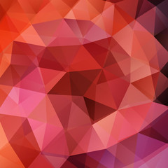 abstract background consisting of red, orange triangles