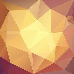 abstract background consisting of yellow, orange, brown triangle