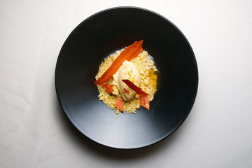 Apricot ice cream