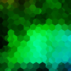 Fototapeta na wymiar abstract background consisting of hexagons, green 