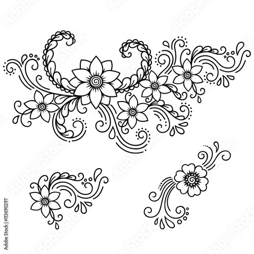 henna tattoo flower template mehndi henna tattoo flower template mehndi