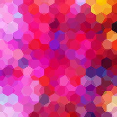 abstract background with pink hexagons