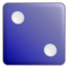 Dé bleu 2