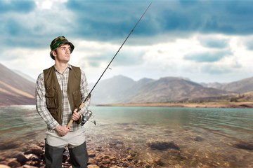 Obraz premium Fisherman.