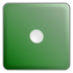 Dé vert foncé 1